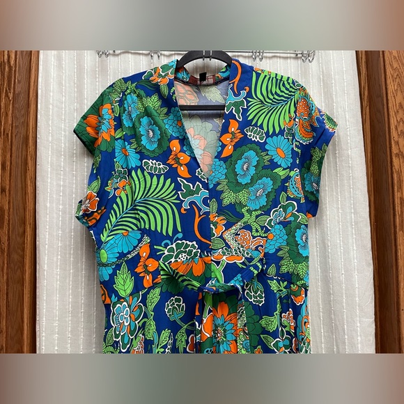 NWOT Trashy diva SEASIDE GOWN - Dragon Flower dresses size 14 - Picture 6 of 6